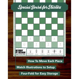 Bobby Fischer Learn to Play Chess Set Board Game Bobby Fischer Learn to Play Chess Set Board Game