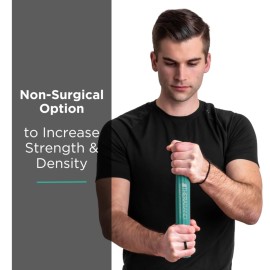 THERABAND FlexBar, Tennis Elbow Therapy Bar, Relieve Tendonitis Pain & Improve Grip Strength, Resistance Bar for Golfers Elbow & Tendinitis, Green, Medium, Intermediate THERABAND FlexBar, Tennis Elbow Therapy Bar, Relieve Tendonitis Pain & Improve Grip Strength, Resistance Bar for Golfers Elbow & Tendinitis, Green, Medium, Intermediate