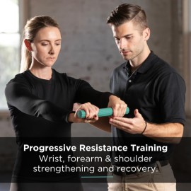 THERABAND FlexBar, Tennis Elbow Therapy Bar, Relieve Tendonitis Pain & Improve Grip Strength, Resistance Bar for Golfers Elbow & Tendinitis, Green, Medium, Intermediate THERABAND FlexBar, Tennis Elbow Therapy Bar, Relieve Tendonitis Pain & Improve Grip Strength, Resistance Bar for Golfers Elbow & Tendinitis, Green, Medium, Intermediate