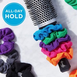 Goody Ouchless Jersey Scrunchies - 8 Ct, Assorted Neon Rainbow Tones, Damage-Free, Dentless & Secure Hold Hair Ties, Gentle Hair Accessories for Women & Men, All Day Comfort, All Hair Types Goody Ouchless Jersey Scrunchies - 8 Ct, Assorted Neon Rainbow Tones, Damage-Free, Dentless & Secure Hold Hair Ties, Gentle Hair Accessories for Women & Men, All Day Comfort, All Hair Types