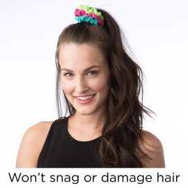 Goody Ouchless Jersey Scrunchies - 8 Ct, Assorted Neon Rainbow Tones, Damage-Free, Dentless & Secure Hold Hair Ties, Gentle Hair Accessories for Women & Men, All Day Comfort, All Hair Types Goody Ouchless Jersey Scrunchies - 8 Ct, Assorted Neon Rainbow Tones, Damage-Free, Dentless & Secure Hold Hair Ties, Gentle Hair Accessories for Women & Men, All Day Comfort, All Hair Types