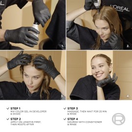 L\'Oreal Paris Superior Preference Fade-Defying + Shine Permanent Hair Color, 7A Dark Ash Blonde, Pack of 1, Hair Dye