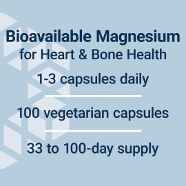 Life Extension Magnesium Citrate 100 mg Vegetarian Capsules, Blue, 100 Count Life Extension Magnesium Citrate 100 mg Vegetarian Capsules, Blue, 100 Count