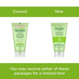 Simple Kind to Skin Refreshing Facial Wash Gel ,150 ml (5 Ounce)