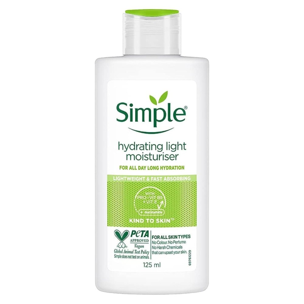 Simple Kind To Skin Hydrating Light Moisturiser 125 ml by Simple Simple Kind To Skin Hydrating Light Moisturiser 125 ml by Simple