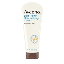 Aveeno Skin Relief Moisturizing Lotion for Very Dry Skin with Soothing Triple Oat & Shea Butter Formula, Dimethicone Skin Protectant Helps Heal Itchy, Dry Skin, Fragrance-Free, 8 fl. oz. Aveeno Skin Relief Moisturizing Lotion for Very Dry Skin with Soothing Triple Oat & Shea Butter Formula, Dimethicone Skin Protectant Helps Heal Itchy, Dry Skin, Fragrance-Free, 8 fl. oz.