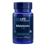 Life Extension Melatonin 1 mg - for Restful Night, Hormone Balance, and Immune Health - Immediate Release - Gluten-Free, Non-GMO - 60 Capsules