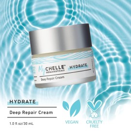 MyCHELLE Deep Repair Cream - Hydrating Face Moisturizer with Kombucha Tea and Vitamin B for Dry Skin