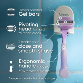 Gillette Venus ComfortGlide Freesia Women\'s Razor - 1 handle + 2 refills Gillette Venus ComfortGlide Freesia Women\'s Razor - 1 handle + 2 refills