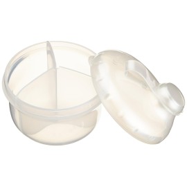 Nuby Milk Powder Dispenser, Colors May Vary, 3 Compartments