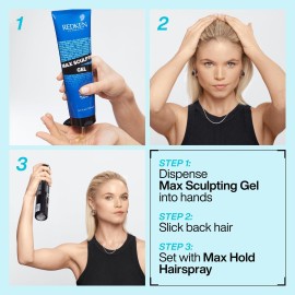 Redken Max Sculpting Gel For All Hair Types - Provides Body & High Shine Finish With Long-Lasting Shape Memory, Flake-Free Control Redken Max Sculpting Gel For All Hair Types - Provides Body & High Shine Finish With Long-Lasting Shape Memory, Flake-Free Control