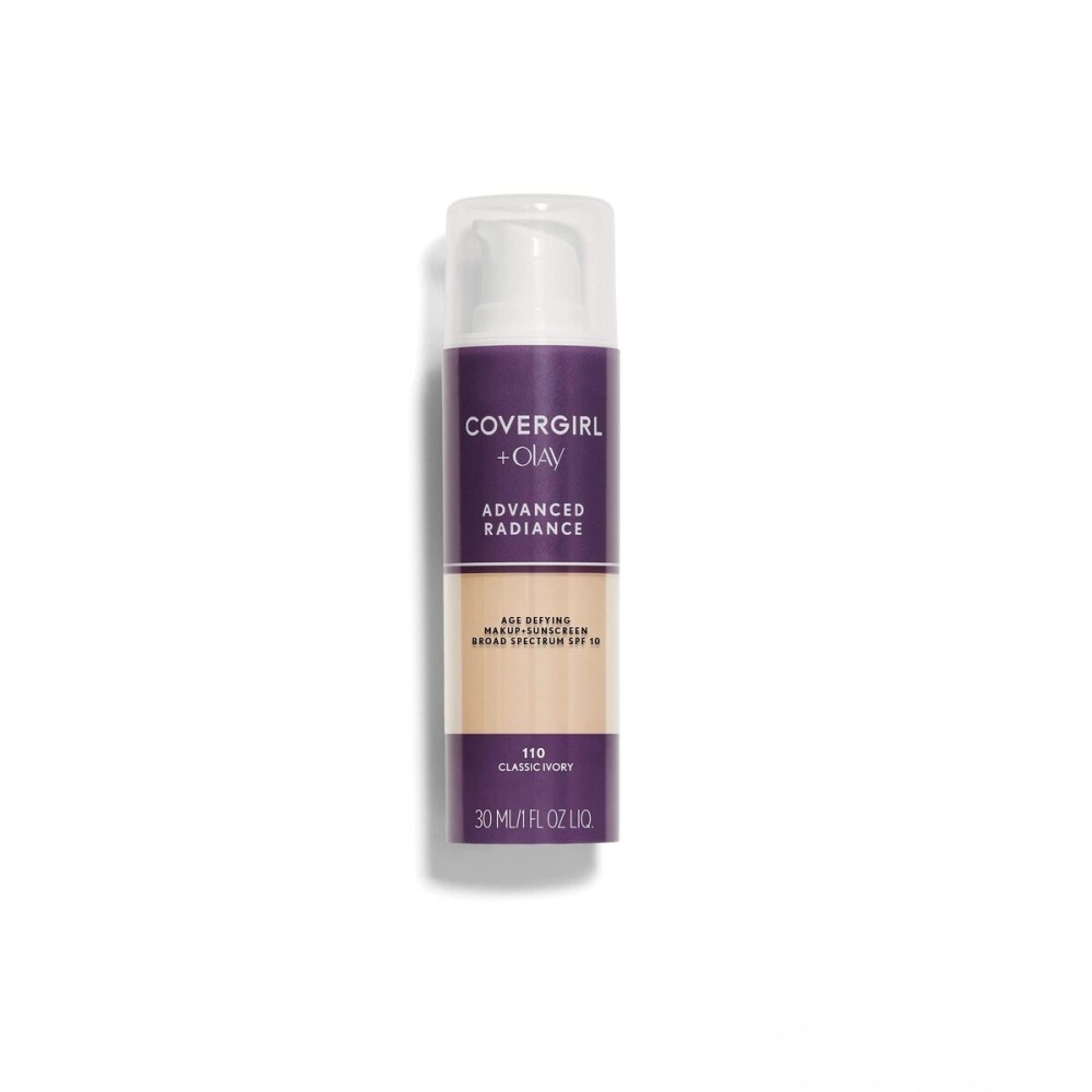 COVERGIRL Advanced Radiance Age Defying Liquid Foundation in Classic Ivory, Hides Wrinkles & Lines, Sensitive Skin Safe, Packaging May Vvary COVERGIRL Advanced Radiance Age Defying Liquid Foundation in Classic Ivory, Hides Wrinkles & Lines, Sensitive Skin Safe, Packaging May Vvary