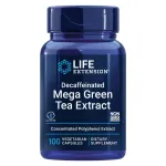 Life Extension Decaffeinated Mega Green Tea Extract - Polyphenol-Rich, Cell Health, Heart Health, Brain Health, Antioxidant Protection - Non-GMO, Gluten-Free, Vegetarian - 100 Capsules