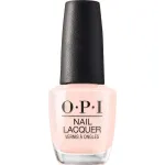 OPI Nail Lacquer Bubble Bath | Sheer Nude Pink Crme Chip Resistant Nail Polish | Vegan, Fast Drying, Streak Free