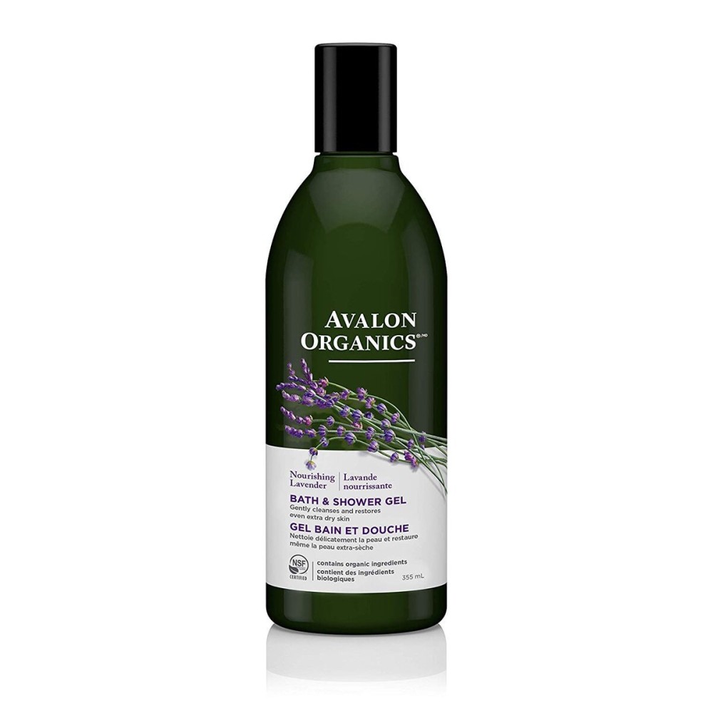 Avalon Organics Bath & Shower Gel, Nourishing Lavender, 12 Oz Avalon Organics Bath & Shower Gel, Nourishing Lavender, 12 Oz