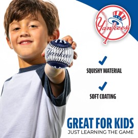 Franklin Sports New York Yankees MLB Team Baseball - MLB Team Logo Soft Baseballs - Toy Baseball for Kids - Great Decoration for Desks and Office Franklin Sports New York Yankees MLB Team Baseball - MLB Team Logo Soft Baseballs - Toy Baseball for Kids - Great Decoration for Desks and Office