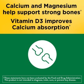 Nature Made Calcium Magnesium Zinc with Vitamin D3, Dietary Supplement for Bone Support, 300 Tablets Nature Made Calcium Magnesium Zinc with Vitamin D3, Dietary Supplement for Bone Support, 300 Tablets