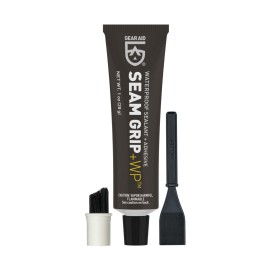 Gear Aid Seam Grip WP Waterproof Sealant and Adhesive for Tents and Outdoor Fabric, Clear, 1 oz