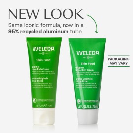 Weleda Skin Food Original Ultra-Rich Body Cream 2.5 Fluid Ounce, Plant Rich Hydrating Moisturizer with Pansy, Chamomile and Calendula