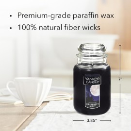 Yankee Candle MidSummer\'s Night Scented Classic Large Single Wick Jar Candle 22oz with Over 110 Hours of Burn Time Ideal for Dinner Parties Relaxing Saturdays and Special Occasions Yankee Candle MidSummer\'s Night Scented Classic Large Single Wick Jar Candle 22oz with Over 110 Hours of Burn Time Ideal for Dinner Parties Relaxing Saturdays and Special Occasions