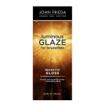 John Frieda Brilliant Brunette Luminous Glaze, Hair Gloss Enhances Rich Color and Boosts Shine for Silky Brunette Hair, Enhances While Mending Damaged Hair Surfaces, 6.5 Oz