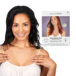 Silc Skin Decollette Pad - Medical-Grade Chest Wrinkle Pads, Smoothing Anti Wrinkle Chest Pads, Reusable Silicone Chest Wrinkle Patches, 30 Day Supply