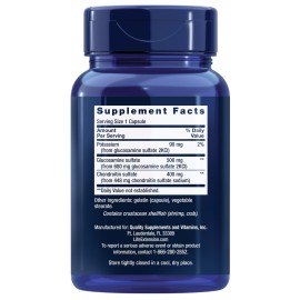 Glucosamine & Chondroitin Sulfate -- 100 Capsules by Life Extension