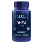 Life Extension DHEA 25 mg - For Hormone Balance, Immune Support, Sexual Health and Anti-Aging - Supports Memory & Mood - Non-GMO, Gluten-Free, Vegetarian - 100 Dissolve-In-Mouth Tablets