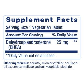 Life Extension DHEA 25 mg - For Hormone Balance, Immune Support, Sexual Health and Anti-Aging - Supports Memory & Mood - Non-GMO, Gluten-Free, Vegetarian - 100 Dissolve-In-Mouth Tablets Life Extension DHEA 25 mg - For Hormone Balance, Immune Support, Sexual Health and Anti-Aging - Supports Memory & Mood - Non-GMO, Gluten-Free, Vegetarian - 100 Dissolve-In-Mouth Tablets