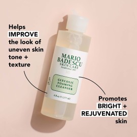 Mario Badescu Glycolic Foaming Cleanser for All Skin Types| Exfoliating Face Wash with Glycolic Acid & Aloe Vera| Visibly Evens Skin Tone & Texture | 6 Fl Oz (Pack of 1) Mario Badescu Glycolic Foaming Cleanser for All Skin Types| Exfoliating Face Wash with Glycolic Acid & Aloe Vera| Visibly Evens Skin Tone & Texture | 6 Fl Oz (Pack of 1)