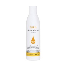 GiGi Post Waxing Treatment, Slow Grow Hair Inhibitor Lotion with Argan Oil, Hair Growth Minimizer for Men and Women, 8 oz, 1 Pack