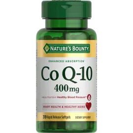 Natures Bounty Co Q-10 400mg, 39 Rapid Release Softgels