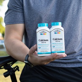 21st Century Calcium Plus D Tablets, 1000 mg, 90 Count 21st Century Calcium Plus D Tablets, 1000 mg, 90 Count