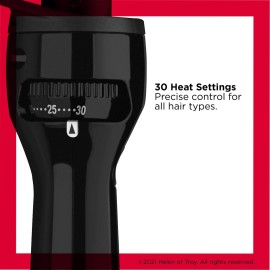 Revlon Perfect Heat Triple Ceramic Curling Brush Iron | for Silky Smooth Wave Curls (3/4 in) Revlon Perfect Heat Triple Ceramic Curling Brush Iron | for Silky Smooth Wave Curls (3/4 in)