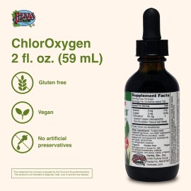 Herbs Etc. ChlorOxygen Chlorophyll Concentrate - Highly-Concentrated Energy Support - Aids Healthy Blood Circulation - Natural Vitality Support - Alcohol-Free - 2 fl oz (About 132 Servings) Herbs Etc. ChlorOxygen Chlorophyll Concentrate - Highly-Concentrated Energy Support - Aids Healthy Blood Circulation - Natural Vitality Support - Alcohol-Free - 2 fl oz (About 132 Servings)