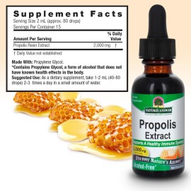 Nature\'s Answer Propolis Resin Extract 1 Fluid Ounce - Alcohol Free, Immune Support, Gluten Free, Made in USA, Natural Bee Product, Suitable for Everyone, Pure Herbal Extract Nature\'s Answer Propolis Resin Extract 1 Fluid Ounce - Alcohol Free, Immune Support, Gluten Free, Made in USA, Natural Bee Product, Suitable for Everyone, Pure Herbal Extract
