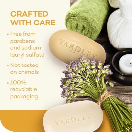 Yardley Oatmeal and Almond Bar Soap, Oatmeal & Almond, 4 Ounce Yardley Oatmeal and Almond Bar Soap, Oatmeal & Almond, 4 Ounce