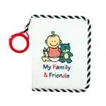 Baby\'s First Photo Album - My First Family Photo Album - Soft Fabric, Baby Safe, Easy to Clean, Holds 17 Photos, Personalize with Your Favorite Pictures, No Hard Edges