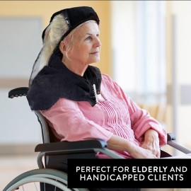 Betty Dain Hair Funnel For Upright Position Washing/Shampooing, Comfortable Alternative for Elderly, Handicapped, or Individuals With Neck Problems, Diverts Water into Bowl or Sink