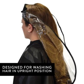 Betty Dain Hair Funnel For Upright Position Washing/Shampooing, Comfortable Alternative for Elderly, Handicapped, or Individuals With Neck Problems, Diverts Water into Bowl or Sink