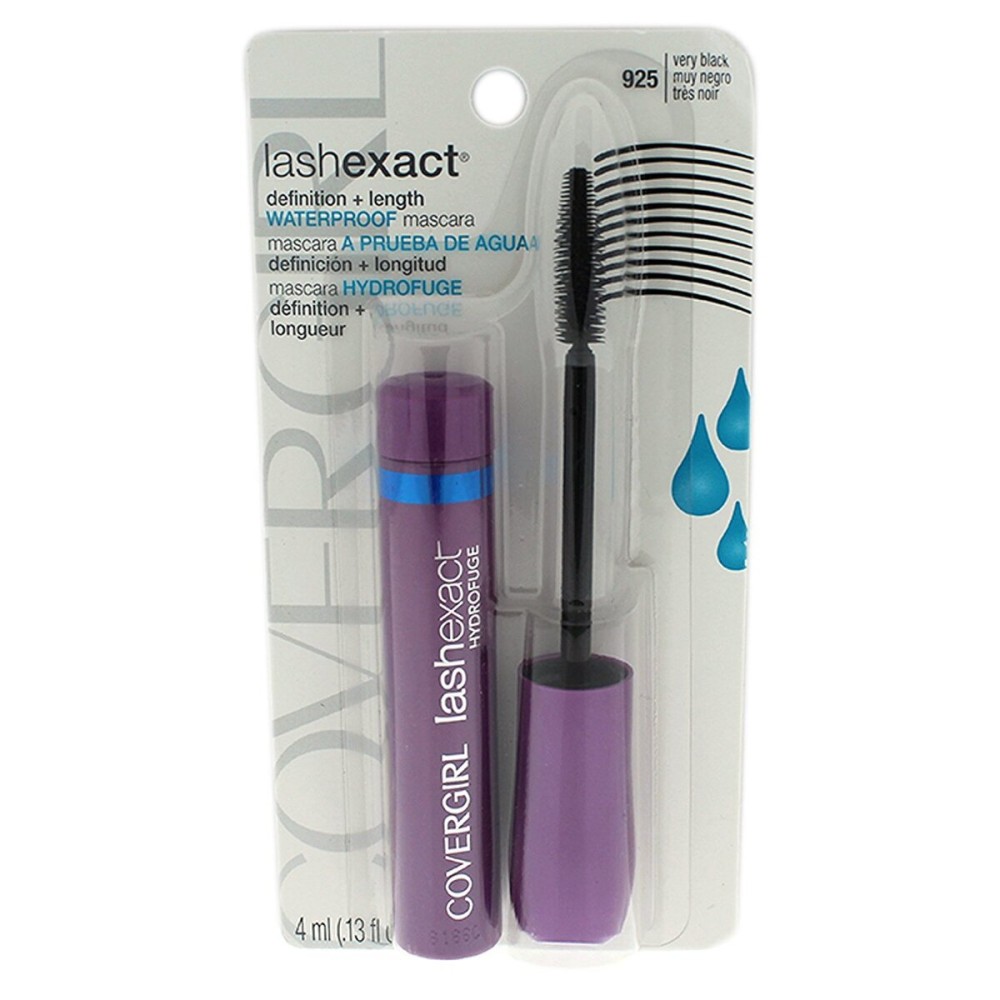 COVERGIRL Lash Exact Mascara Waterproof, Very Black, .44 Oz (packaging may vary) COVERGIRL Lash Exact Mascara Waterproof, Very Black, .44 Oz (packaging may vary)