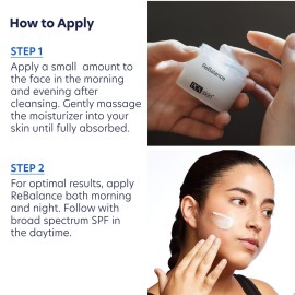 PCA SKIN ReBalance Sensitive Moisturizer for Face - ReBalance Daily Face Moisturizer for Dry Skin, Creamy, 1.7 fl oz Jar PCA SKIN ReBalance Sensitive Moisturizer for Face - ReBalance Daily Face Moisturizer for Dry Skin, Creamy, 1.7 fl oz Jar