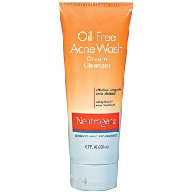 Neutrogena Oil-Free Acne Wash Cream Cleanser, 6.7 Ounce Neutrogena Oil-Free Acne Wash Cream Cleanser, 6.7 Ounce