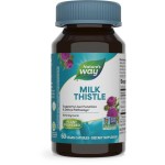 Nature\'s Way Milk Thistle, Supports Liver Function & Detox Pathways*, 175 mg Milk Thistle Seed Extract Standardized to 80% Silymarin per Serving, Vegan, 60 Capsules