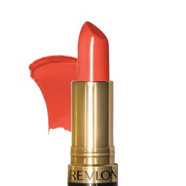 Revlon Super Lustrous Lipstick, Creamy Formula For Soft, Fuller-Looking Lips, Moisturized Feel, 750 Kiss Me Coral, 0.15 oz