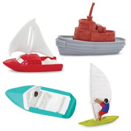 Safari Ltd. In the Water TOOB - Figurines of Jet Ski, Raft, Submarine, Motorboat, Windsurfer, Battleship, Cruise, Steam, Sail, Tug, Cargo Boat - Educational Toy Figures For Boys, Girls & Kids Ages 3+ Safari Ltd. In the Water TOOB - Figurines of Jet Ski, Raft, Submarine, Motorboat, Windsurfer, Battleship, Cruise, Steam, Sail, Tug, Cargo Boat - Educational Toy Figures For Boys, Girls & Kids Ages 3+