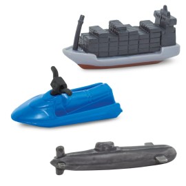 Safari Ltd. In the Water TOOB - Figurines of Jet Ski, Raft, Submarine, Motorboat, Windsurfer, Battleship, Cruise, Steam, Sail, Tug, Cargo Boat - Educational Toy Figures For Boys, Girls & Kids Ages 3+ Safari Ltd. In the Water TOOB - Figurines of Jet Ski, Raft, Submarine, Motorboat, Windsurfer, Battleship, Cruise, Steam, Sail, Tug, Cargo Boat - Educational Toy Figures For Boys, Girls & Kids Ages 3+