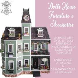 Dollhouse Miniature Checkers Game