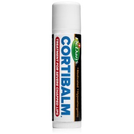 Dr. Dan\'s Cortibalm - 1 Pack - for Dry Cracked Lips - Healing Lip Balm for Severely Chapped Lips - Designed for Men, Women and Children Dr. Dan\'s Cortibalm - 1 Pack - for Dry Cracked Lips - Healing Lip Balm for Severely Chapped Lips - Designed for Men, Women and Children