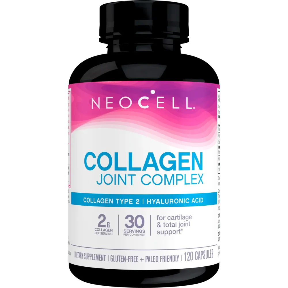 NeoCell Joint Complex With Collagen Type 2 and Hyaluronic Acid, Plus Glucosamine and Chondroitin, Joint Health Supplement, Capsule, 120 Count, 1 Bottle NeoCell Joint Complex With Collagen Type 2 and Hyaluronic Acid, Plus Glucosamine and Chondroitin, Joint Health Supplement, Capsule, 120 Count, 1 Bottle